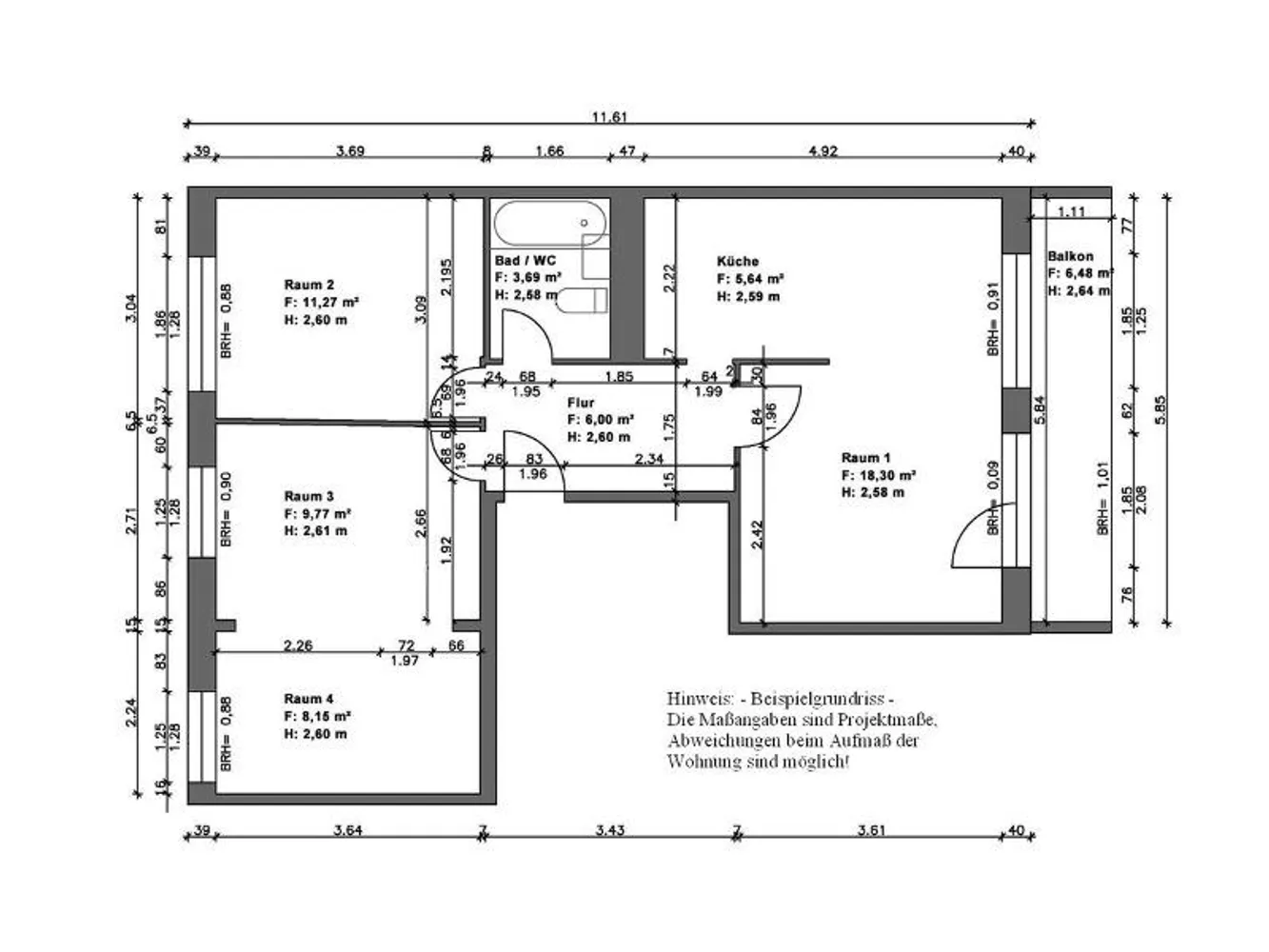 3 Zimmer Wohnung mit 66 m² in Halle (Saale) – Bild 9