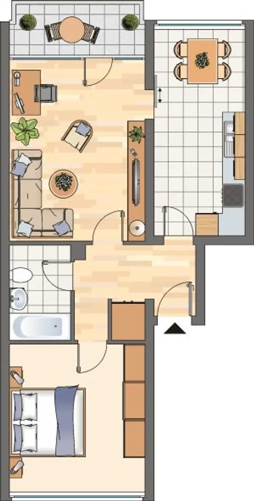 2 Zimmer Wohnung mit 61 m² in Unna – Bild 3