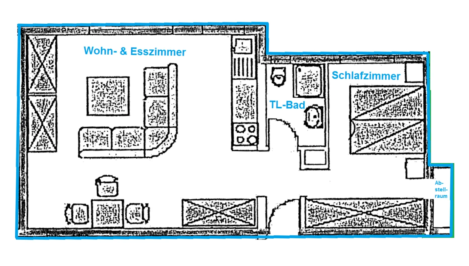2 Zimmer Wohnung mit 45 m² in Reutlingen – Bild 1