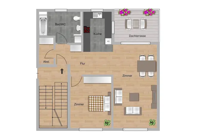 2 Zimmer Wohnung mit 74 m² in Darmstadt – Bild 9
