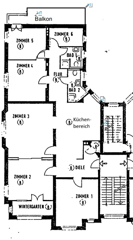 6 Zimmer Wohnung mit 192 m² in Berlin – Bild 4