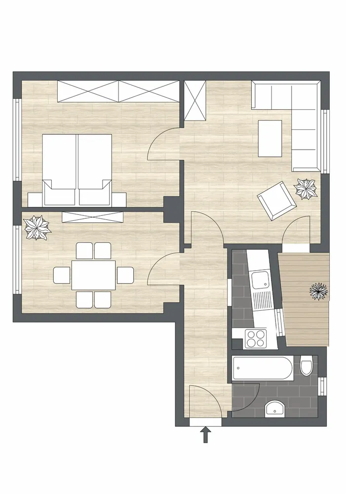 3 Zimmer Wohnung mit 58 m² in Solingen – Bild 7