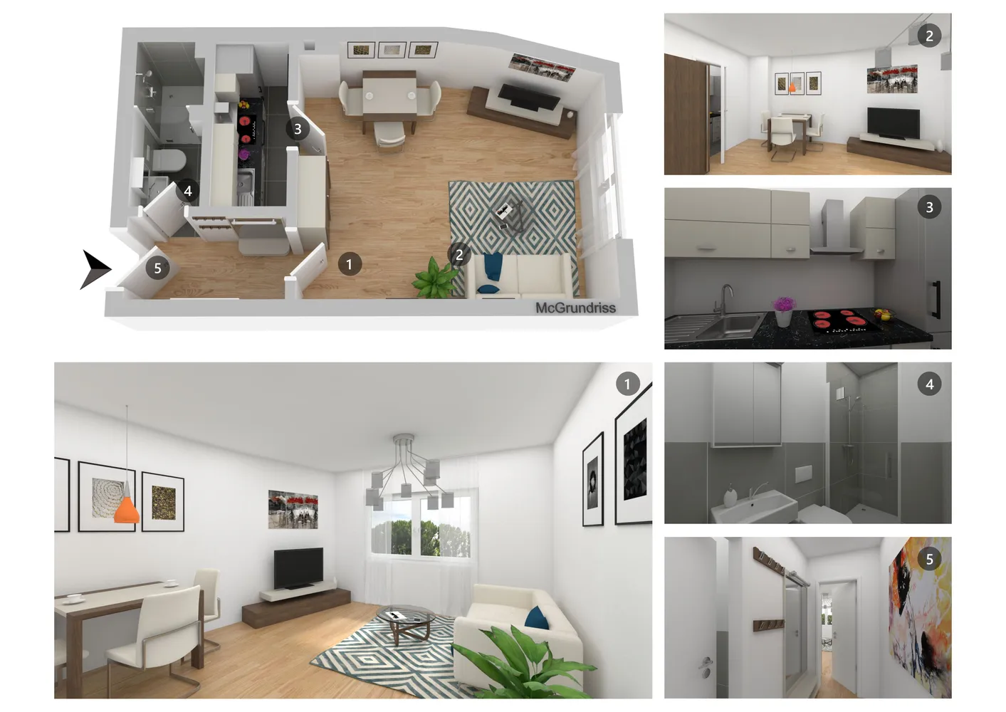 1 Zimmer Wohnung mit 28 m² in Hannover – Bild 8