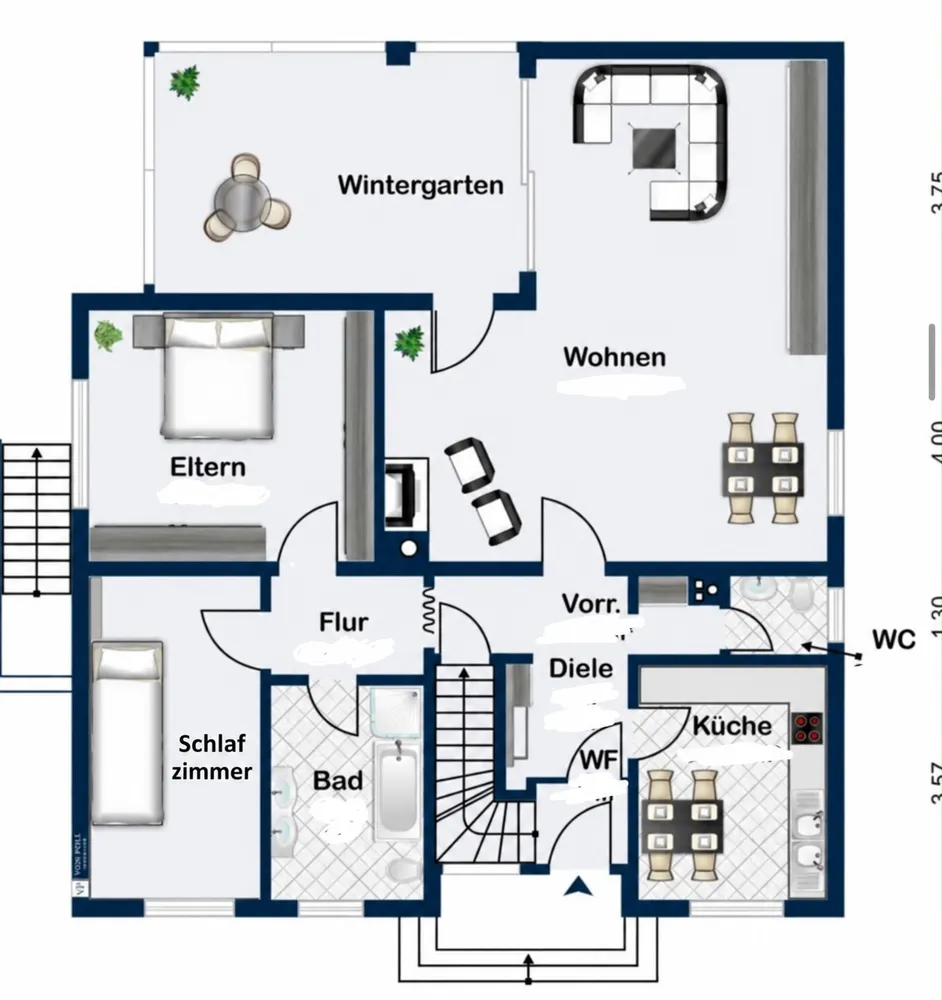 3 room apartment with 100 m² in Rheine – Photo 2