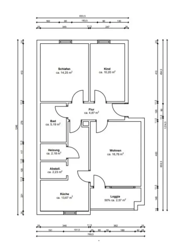 2 Zimmer Wohnung mit 60 m² in Fürstenfeldbruck – Bild 6