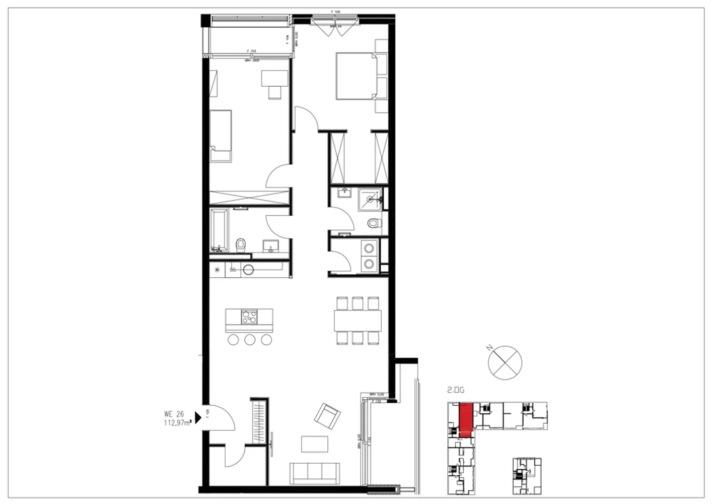 3 Zimmer Wohnung mit 113 m² in Leipzig – Bild 2