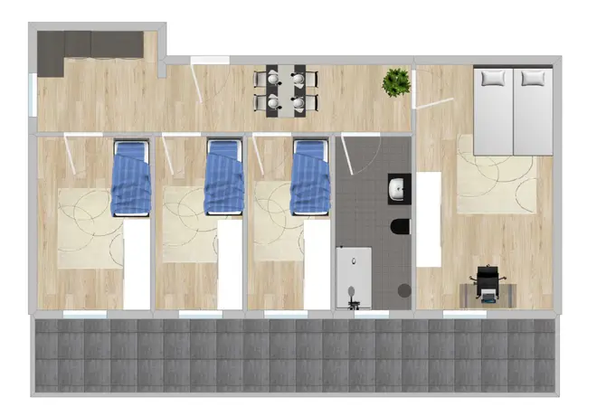 1 Zimmer Wohnung mit 35 m² in München – Bild 7