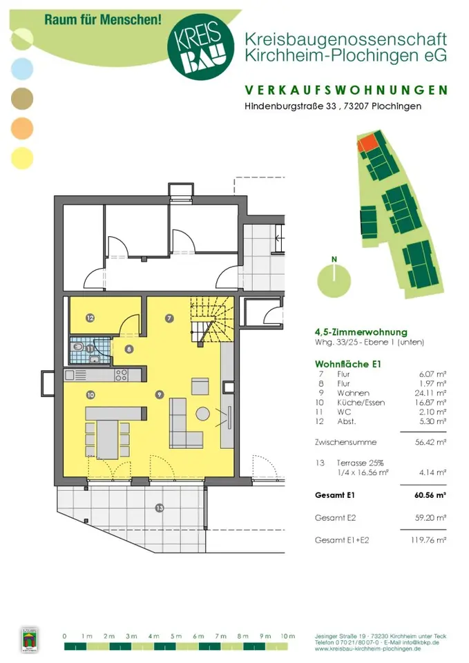 5 Zimmer Wohnung mit 120 m² in Kirchheim unter Teck – Bild 3