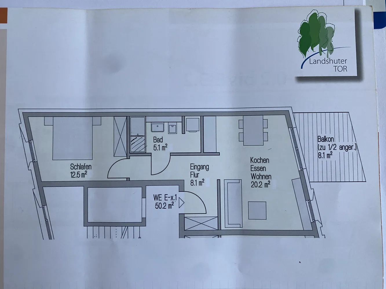 2 Zimmer Wohnung mit 50 m² in Landshut – Bild 6