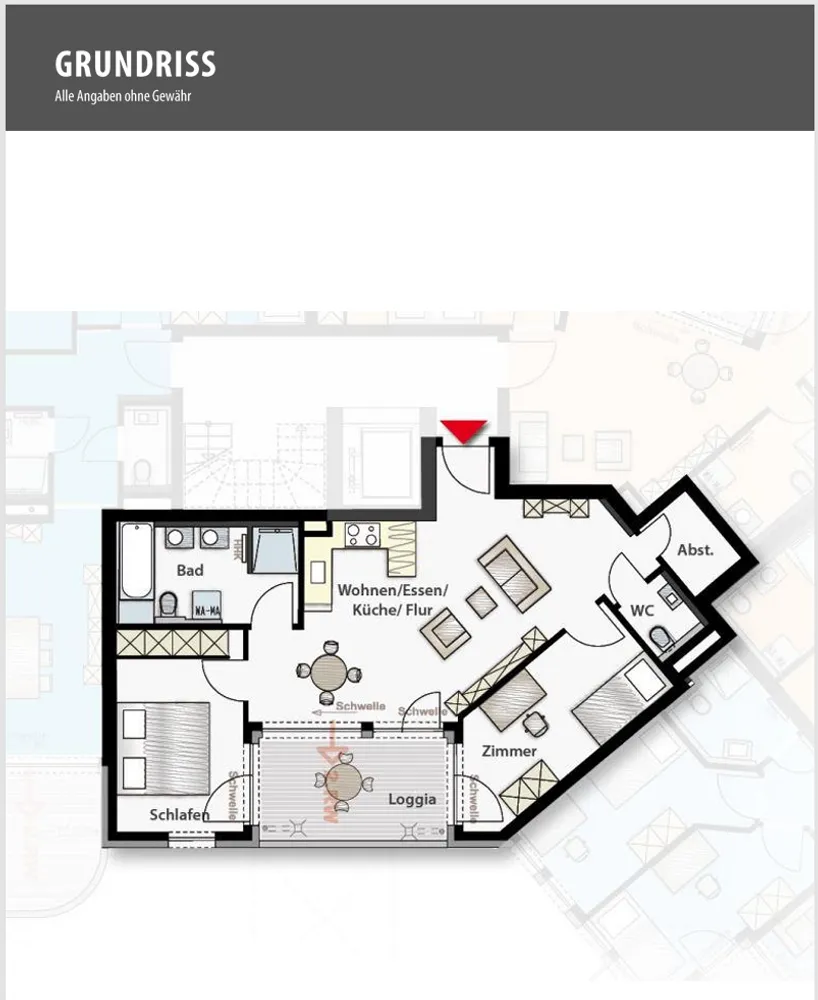 3 Zimmer Wohnung mit 72 m² in Sindelfingen – Bild 2