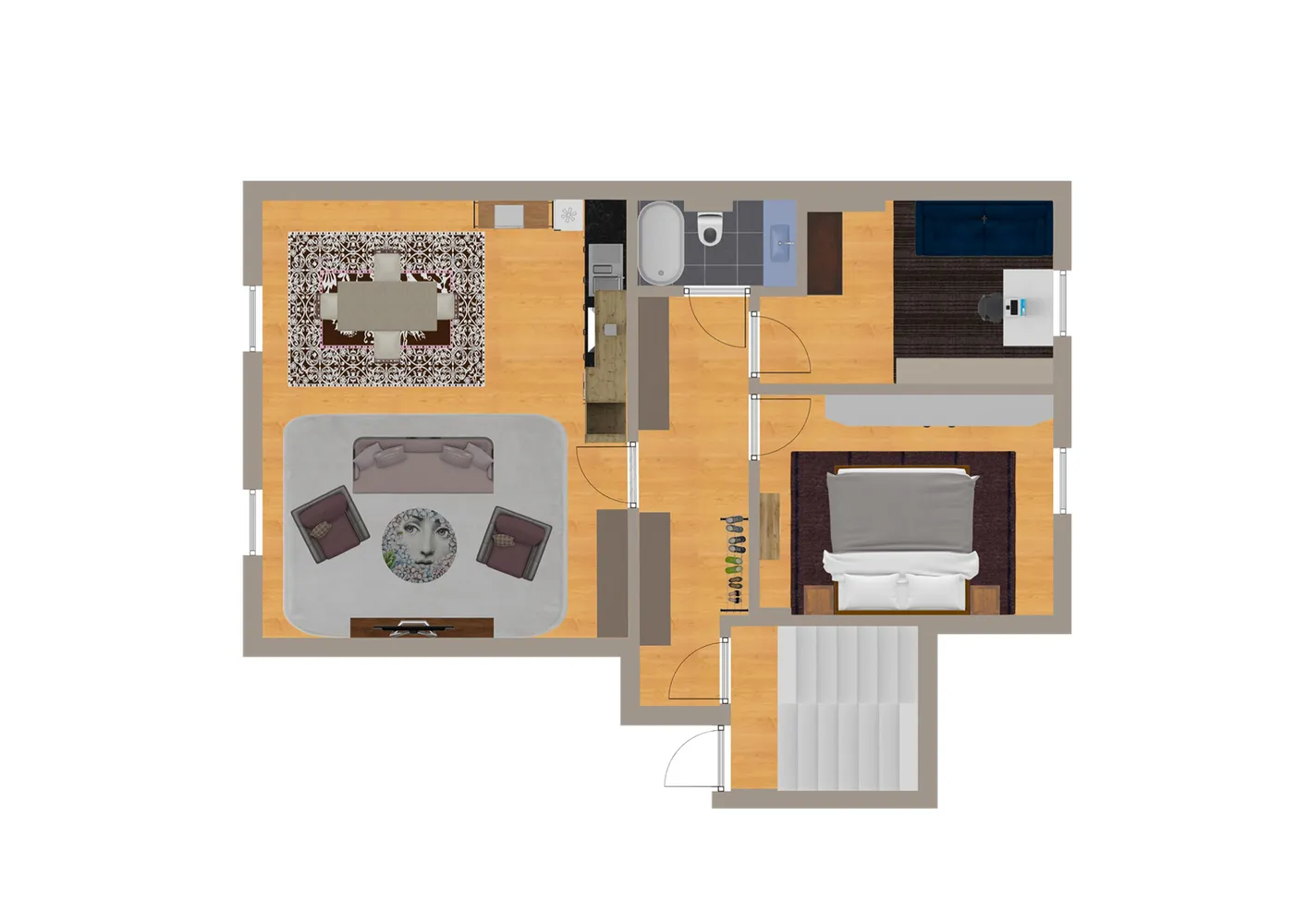 3 Zimmer Wohnung mit 65 m² in Düsseldorf – Bild 1