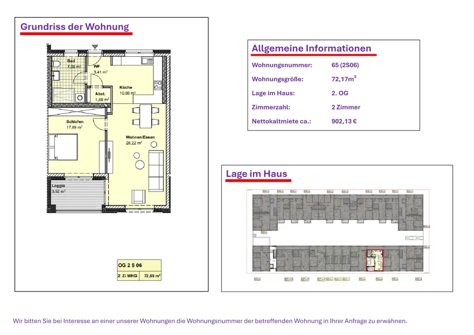 2 Zimmer Wohnung mit 64 m² in Wolfsburg – Bild 9