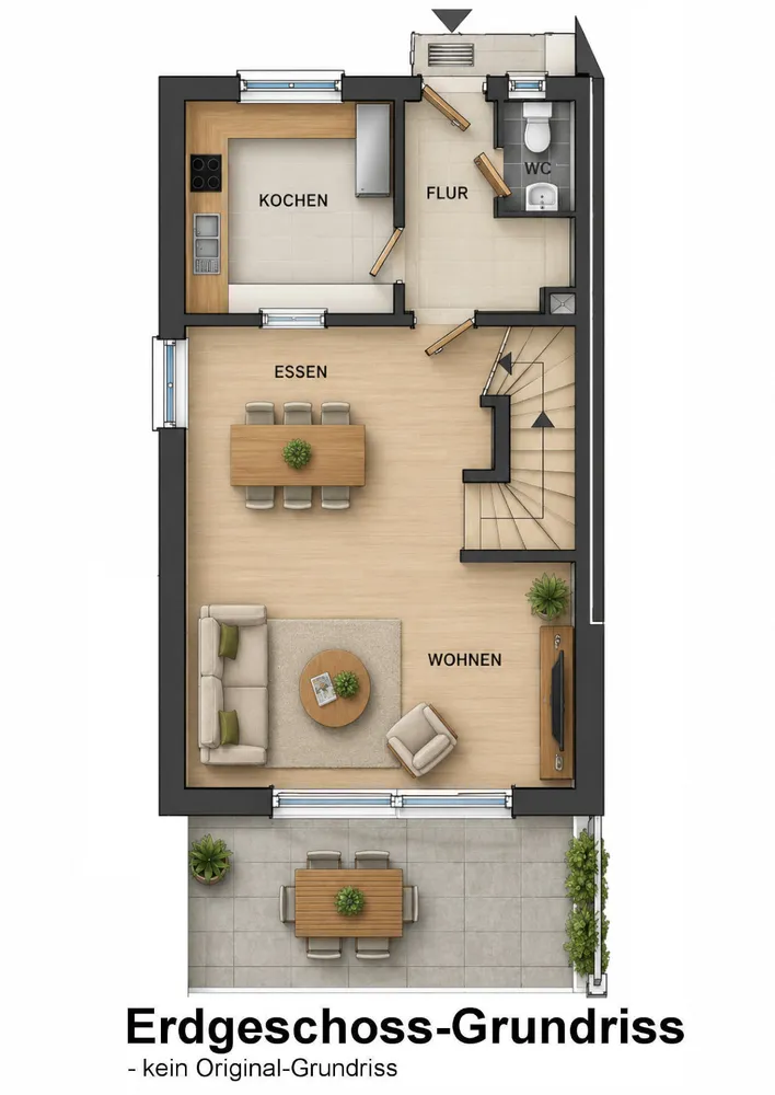 4 Zimmer Haus mit 108 m² in Hamburg – Bild 3