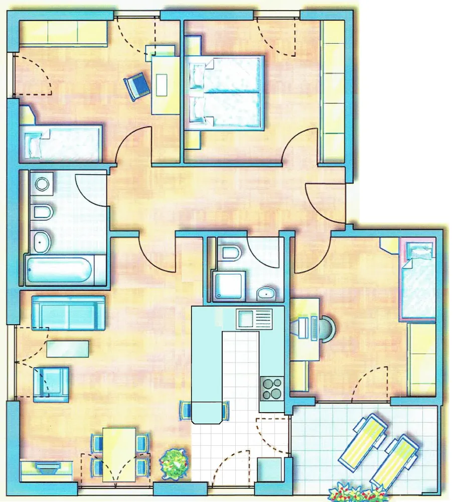 4 Zimmer Wohnung mit 95 m² in München – Bild 1