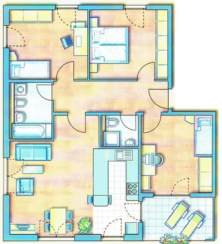 4 Zimmer Wohnung mit 95 m² in München – Bild 1