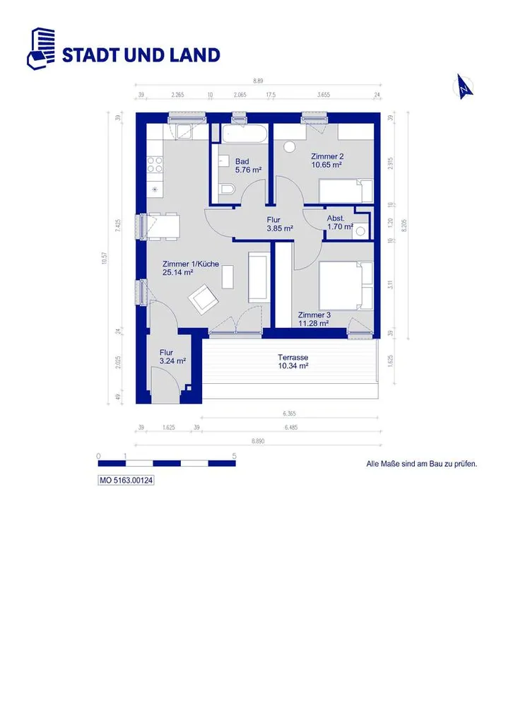 3 Zimmer Wohnung mit 63 m² in Berlin – Bild 3