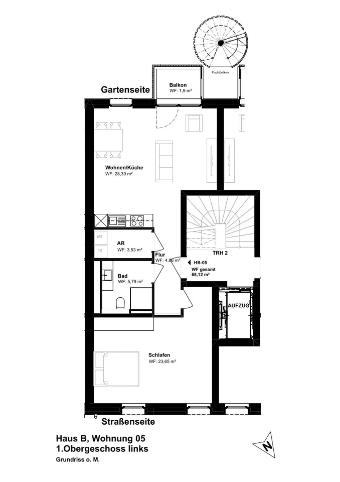 2 Zimmer Wohnung mit 68 m² in Bremen – Bild 7