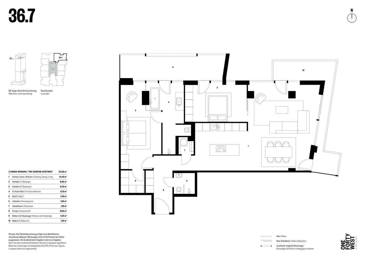 3 Zimmer Wohnung mit 135 m² in Frankfurt am Main – Bild 12
