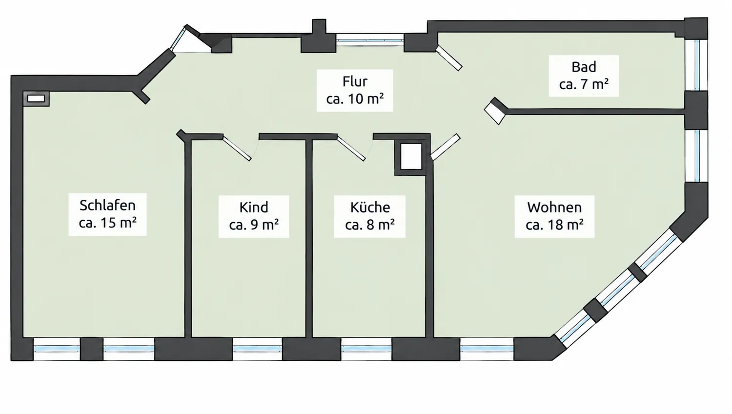 3 room apartment with 67 m² in Leipzig – Photo 10
