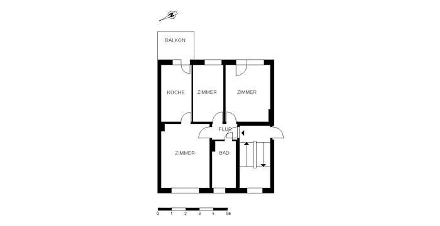 3 Zimmer Wohnung mit 57 m² in Bremen – Bild 2