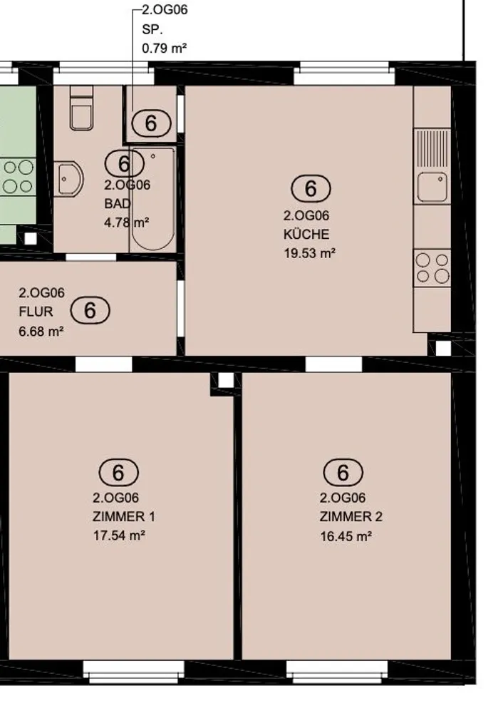2 Zimmer Wohnung mit 65 m² in Essen – Bild 3