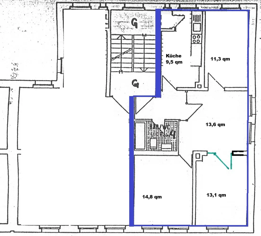 4 Zimmer Wohnung mit 72 m² in Braunschweig – Bild 10