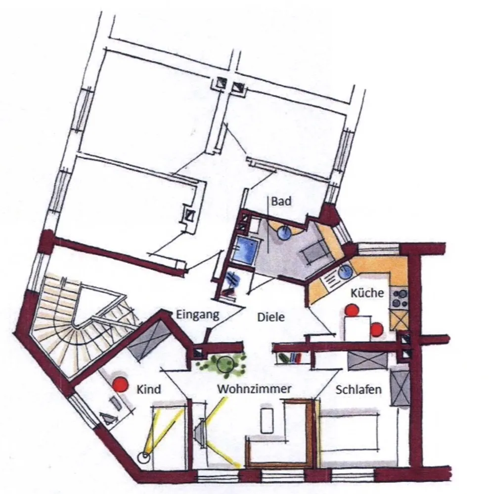 3 Zimmer Wohnung mit 50 m² in Nürnberg – Bild 11