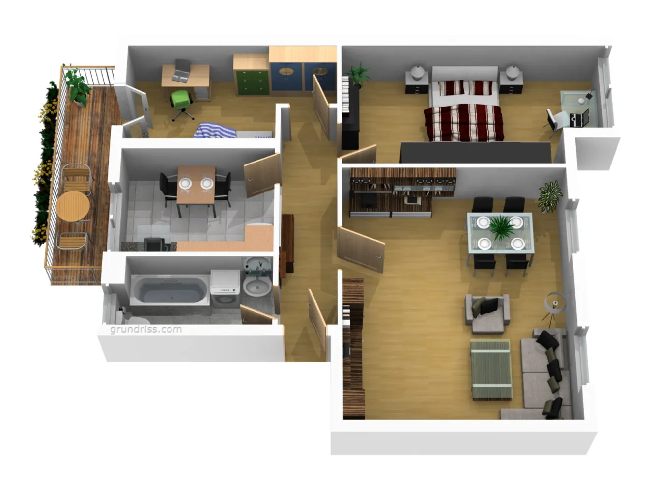 3 room apartment with 72 m² in Magdeburg – Photo 2