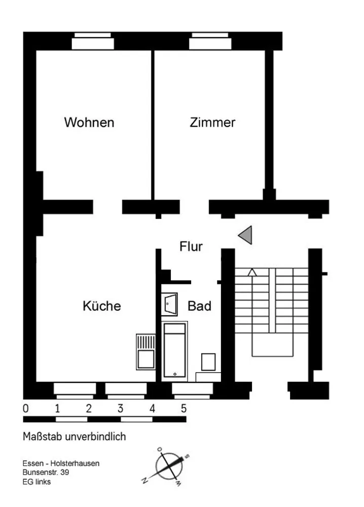2 Zimmer Wohnung mit 57 m² in Essen – Bild 4