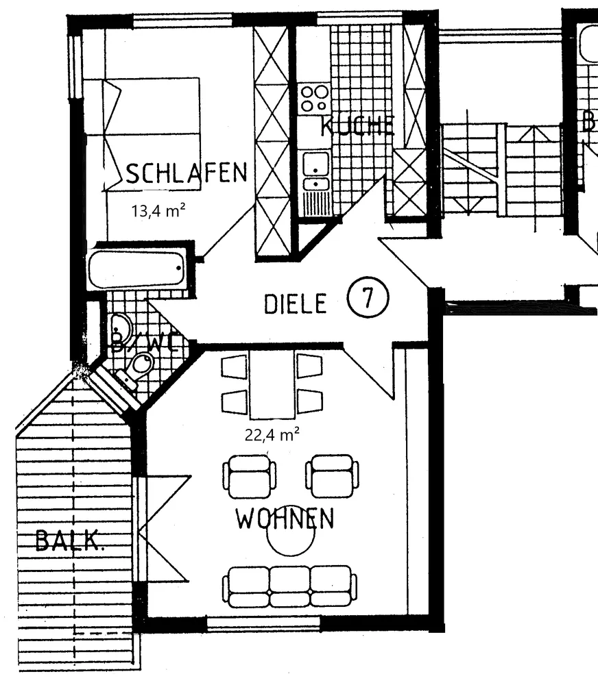 2 Zimmer Wohnung mit 58 m² in Stuttgart – Bild 7
