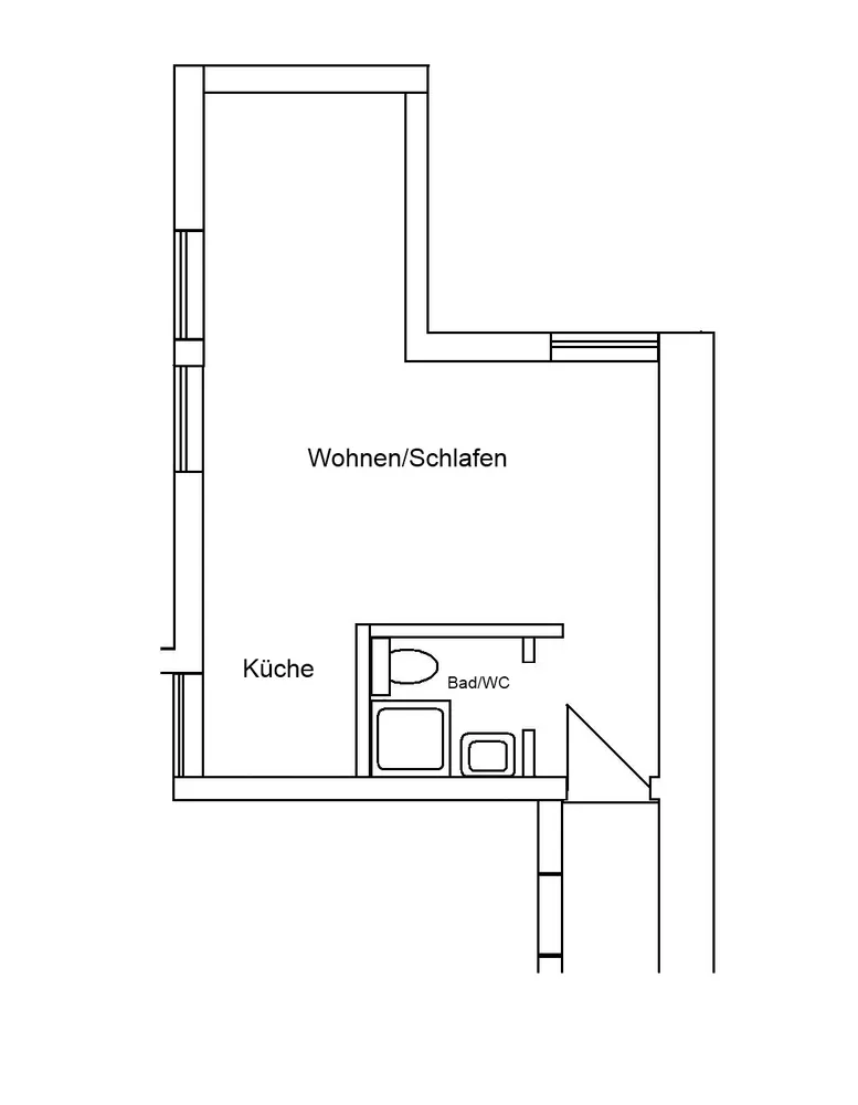 1 Zimmer Wohnung mit 20 m² in München – Bild 4