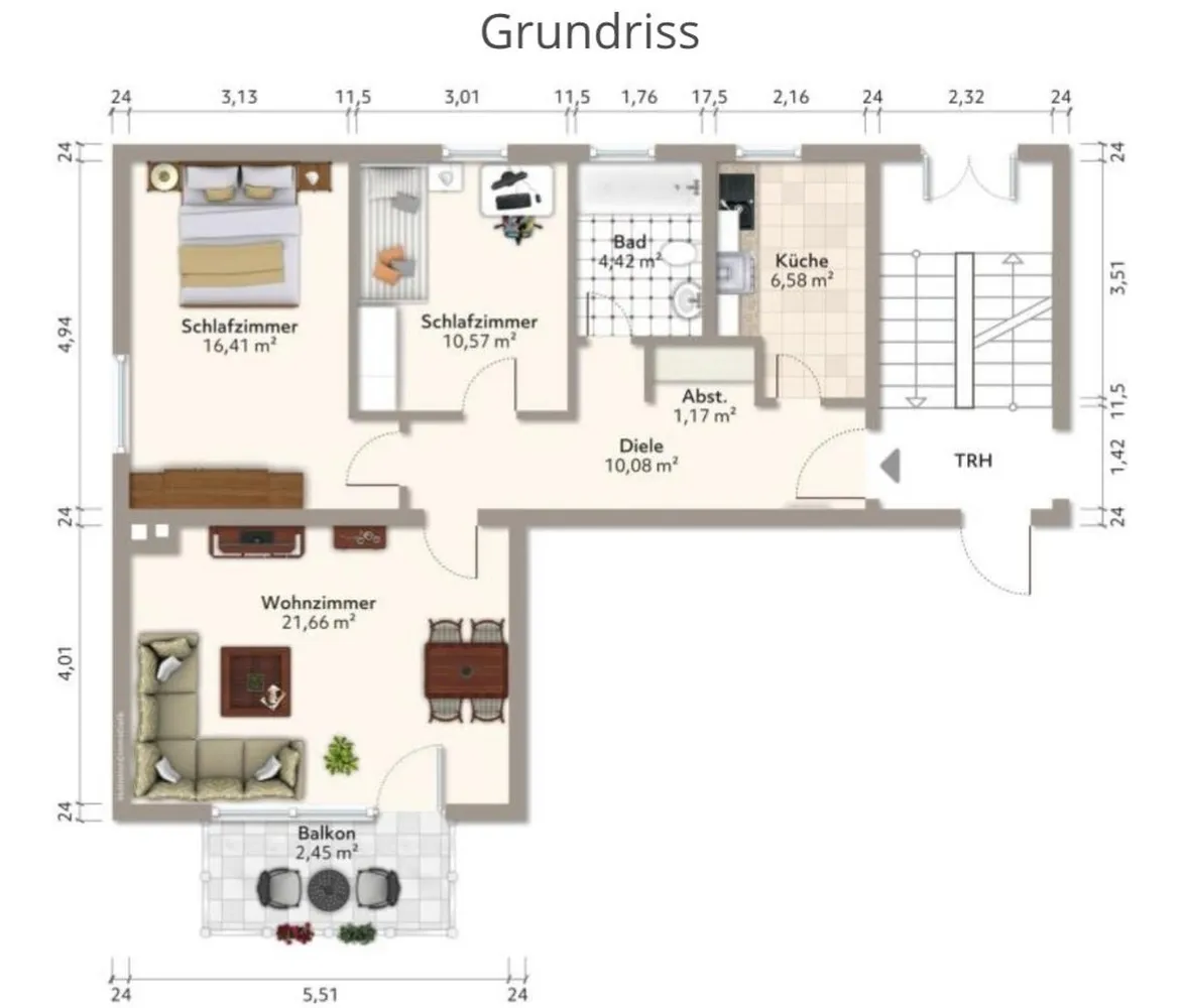3 Zimmer Wohnung mit 71 m² in Wolfenbüttel – Bild 11
