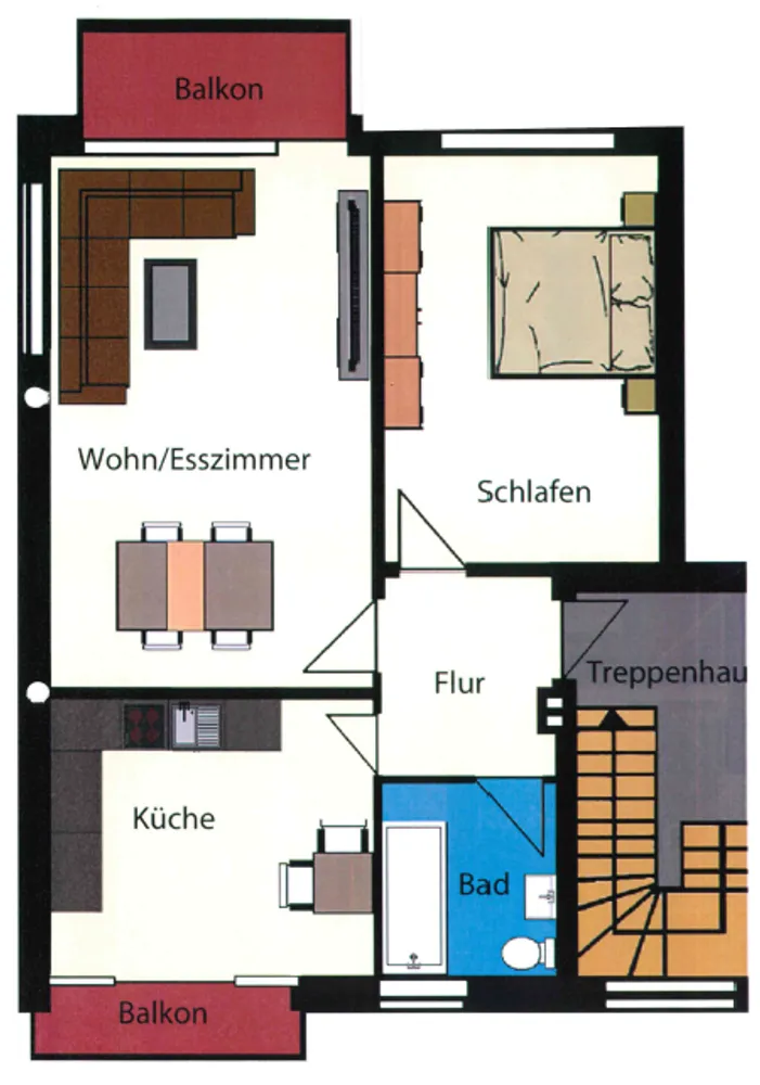2 Zimmer Wohnung mit 65 m² in Ahaus – Bild 3
