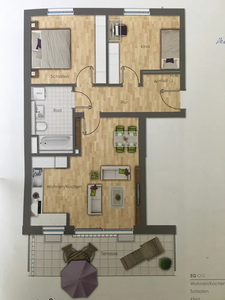 3 Zimmer Wohnung mit 72 m² in München – Bild 3