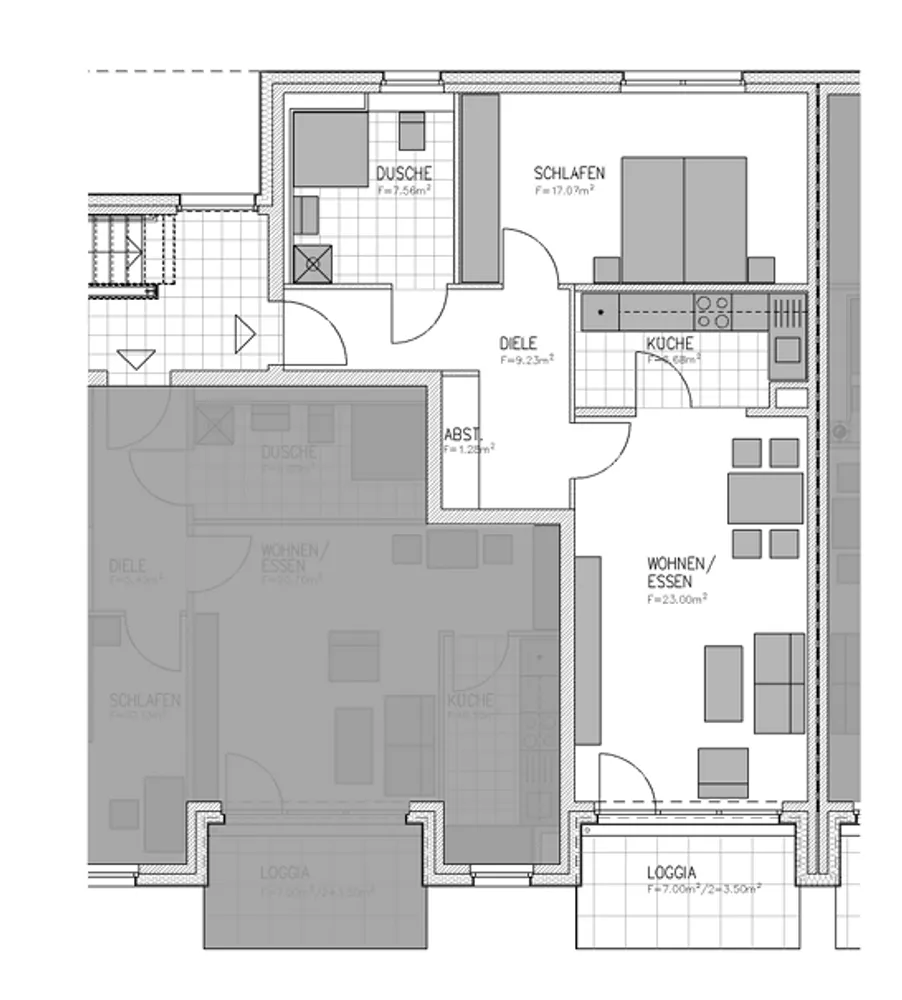 2 Zimmer Wohnung mit 68 m² in Düsseldorf – Bild 1