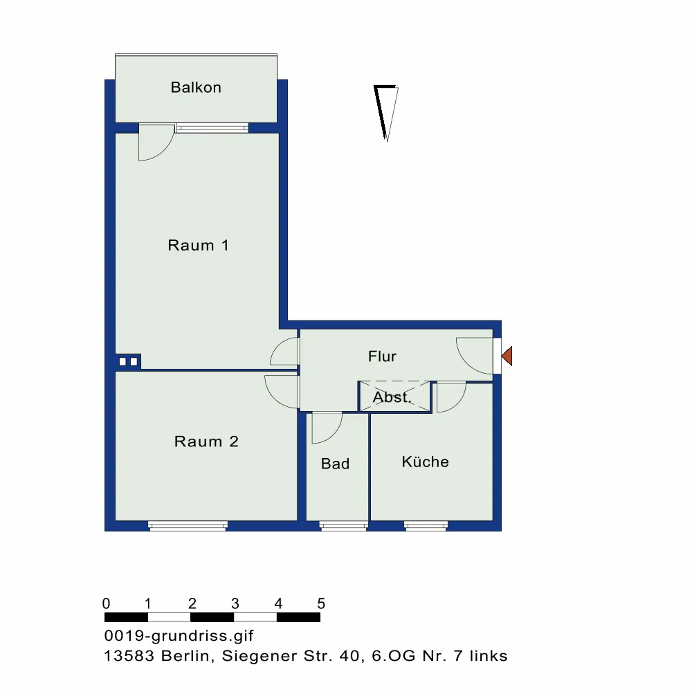 2 room apartment with 57 m² in Berlin – Photo 7