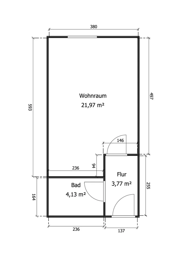 1 Zimmer Wohnung mit 30 m² in Halberstadt – Bild 7