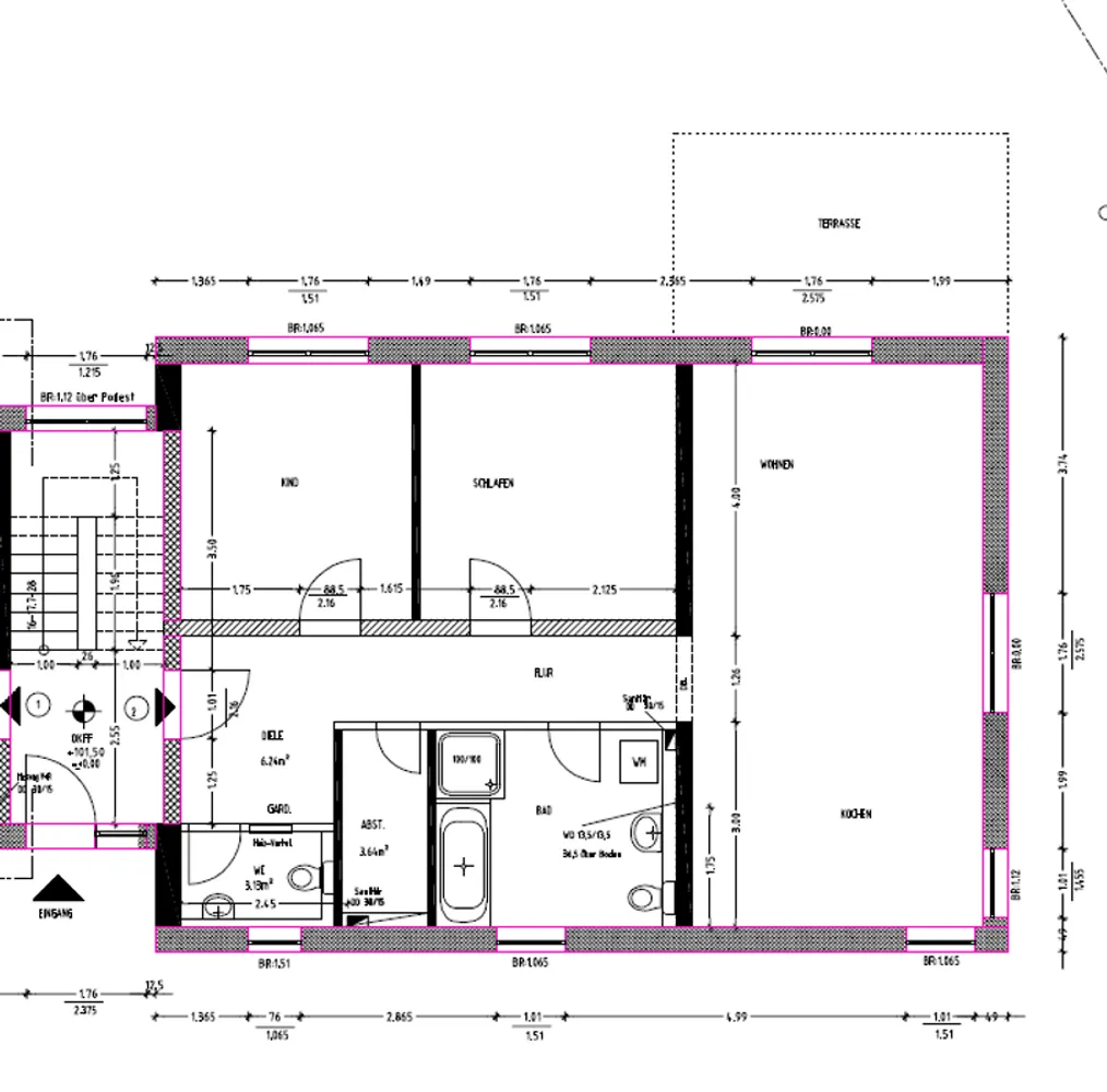 3 Zimmer Wohnung mit 98 m² in Weinheim – Bild 11