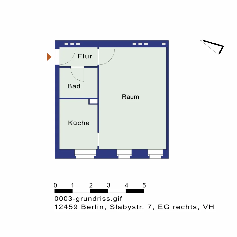 1 Zimmer Wohnung mit 27 m² in Berlin – Bild 1