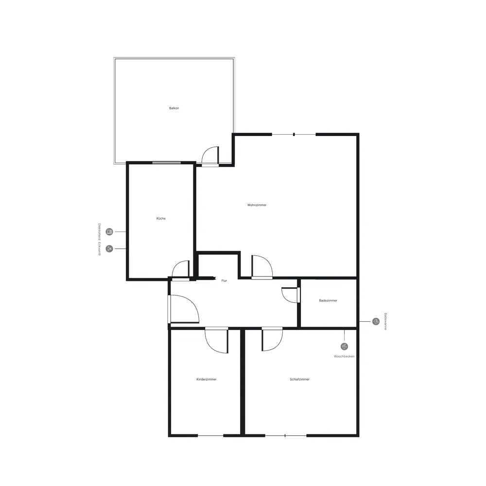 3 room apartment with 66 m² in Hanover – Photo 2