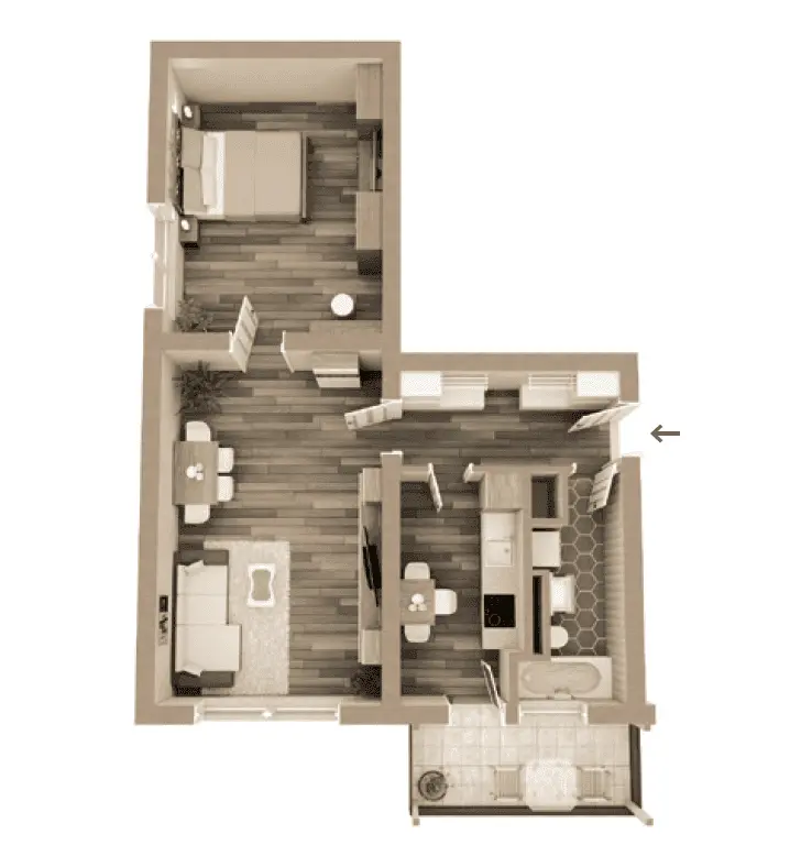 2 Zimmer Wohnung mit 56 m² in Merseburg – Bild 10