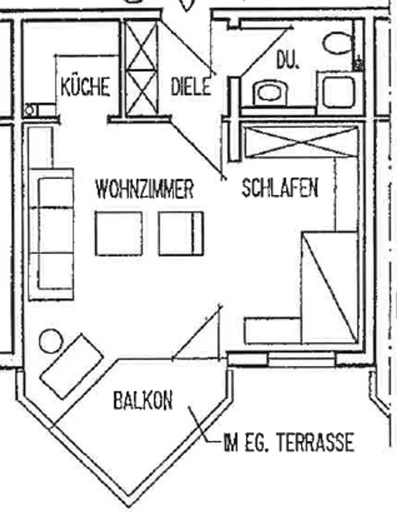 1 room apartment with 38 m² in Bonn – Photo 8