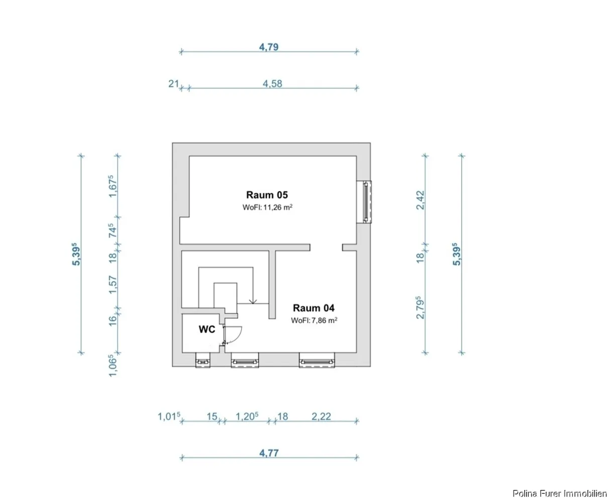 3 Zimmer Wohnung mit 50 m² in Mainz – Bild 3