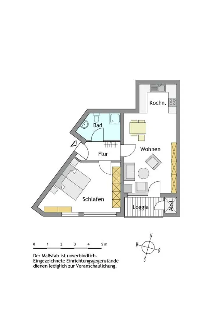 2 Zimmer Wohnung mit 56 m² in Mülheim an der Ruhr – Bild 2