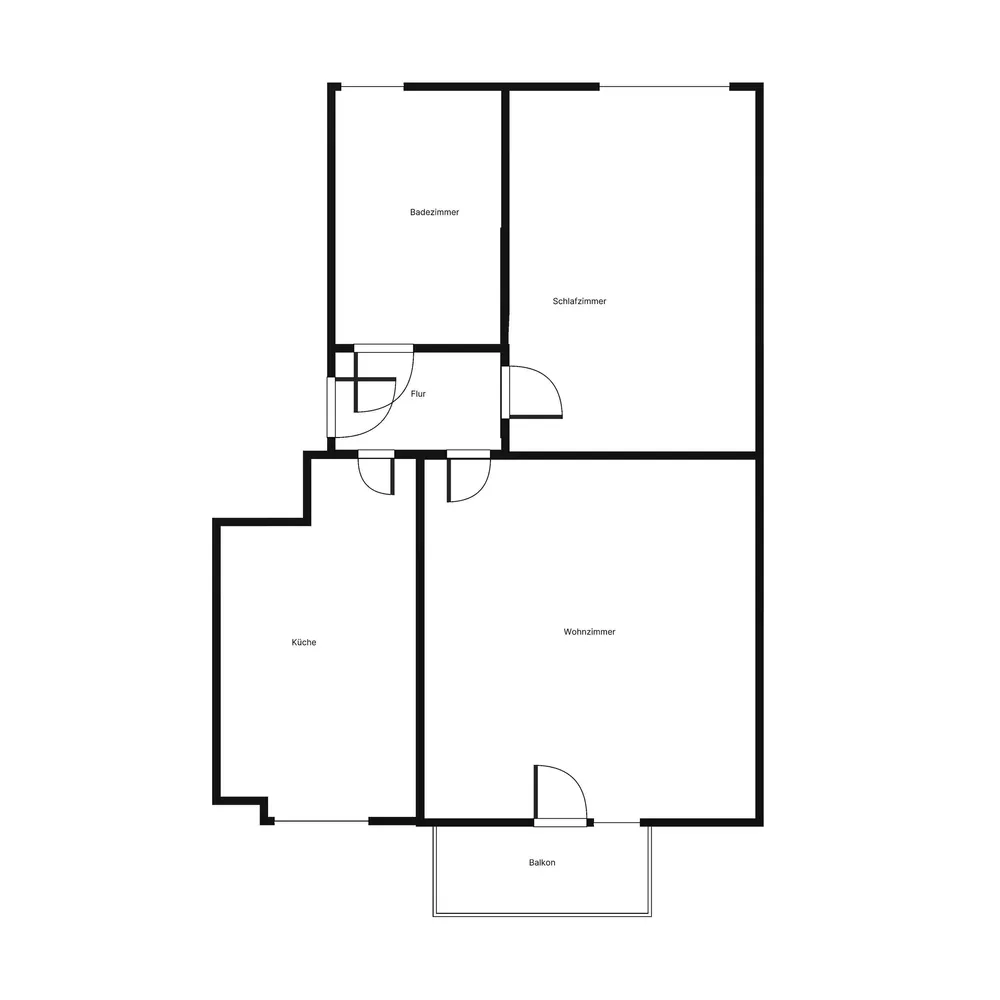 2 Zimmer Wohnung mit 49 m² in Karlsruhe – Bild 3