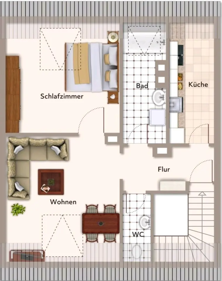 3 Zimmer Wohnung mit 60 m² in Saarbrücken – Bild 10