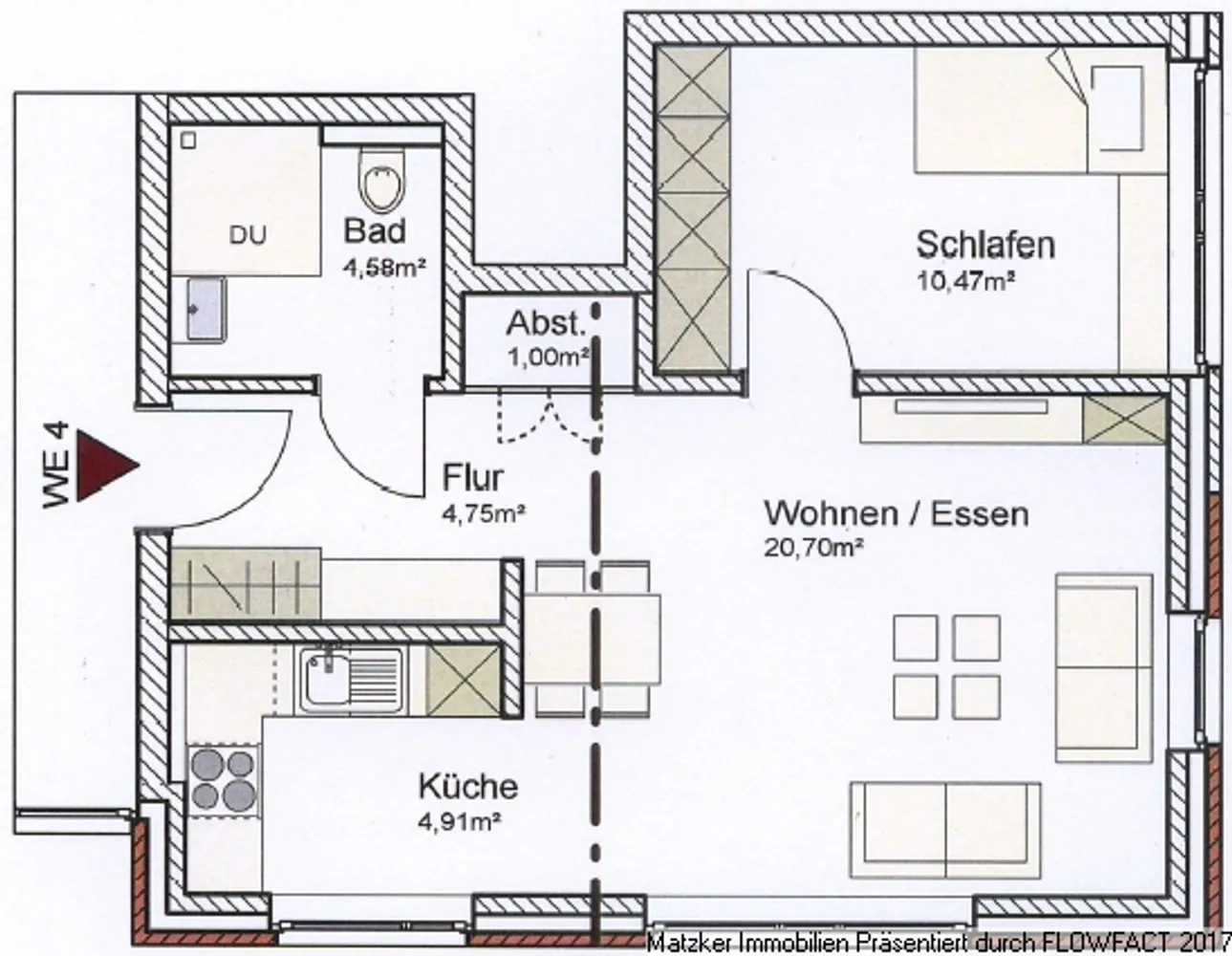2 Zimmer Wohnung mit 46 m² in Emsdetten – Bild 7