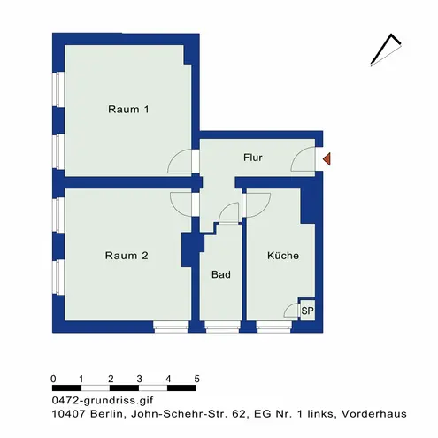 2 Zimmer Wohnung mit 62 m² in Berlin – Bild 7