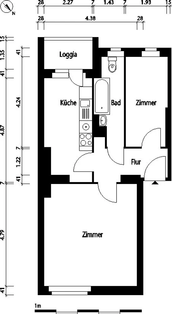 2 Zimmer Wohnung mit 50 m² in Berlin – Bild 8