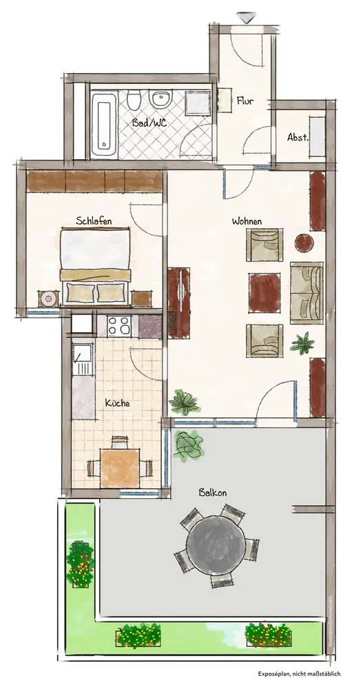 2 Zimmer Wohnung mit 71 m² in Stuttgart – Bild 3